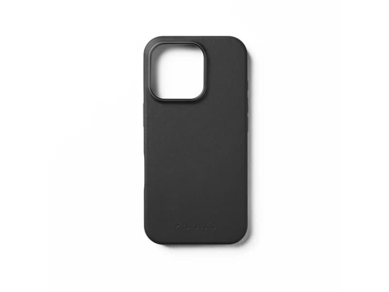Troubaduuri Tavarat Mujjo Odinis dėklas iPhone 16 Pro juodas
