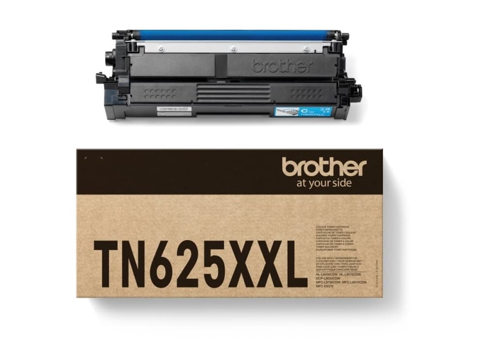 Brother TN-625XXLC, 6500 sivua, Syaani, 1 kpl