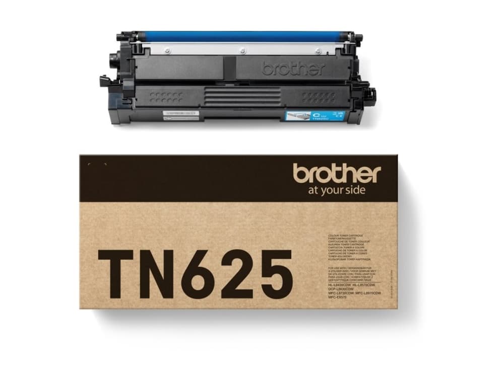 Brother TN-625C, 1800 sivua, Syaani, 1 kpl