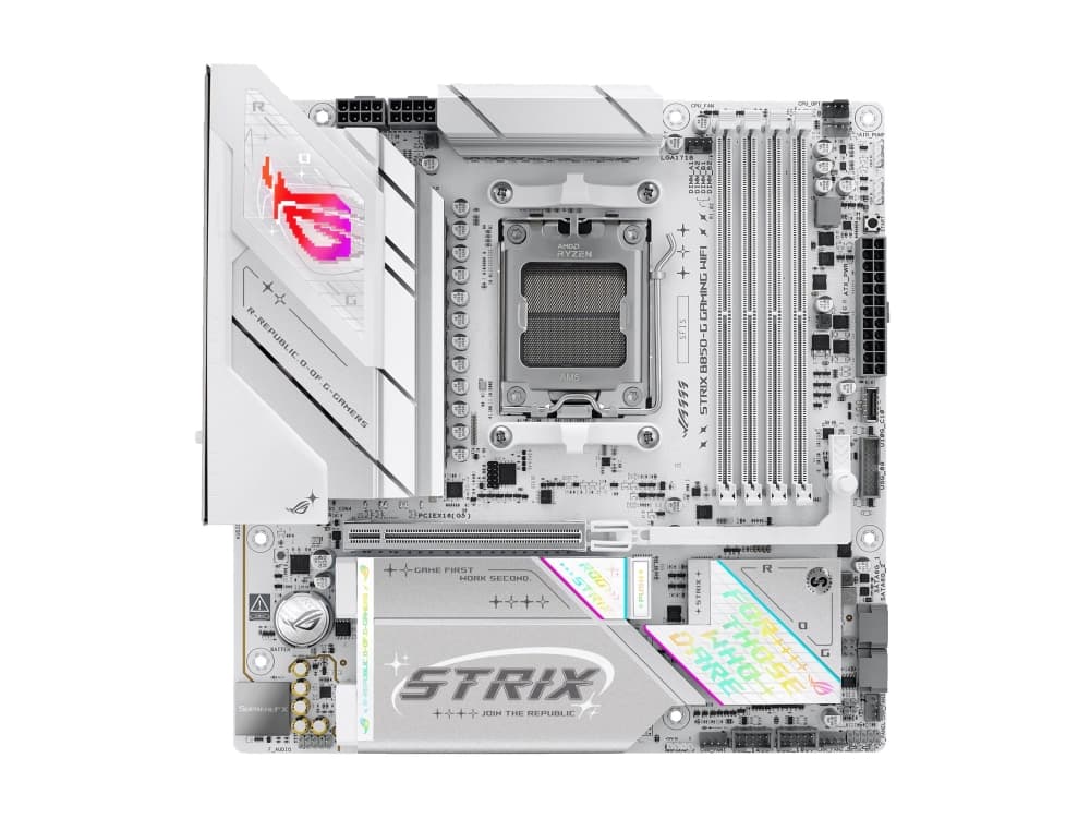 ASUS B850M MAX GAMING WIFI Bundkort - AMD B850 - AMD AM5 socket - DDR5 RAM - Micro-ATX