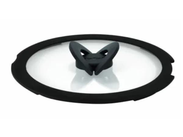 Tefal L9846453, Pyöreä, Musta, Läpikuultava, Lasi, 22 cm