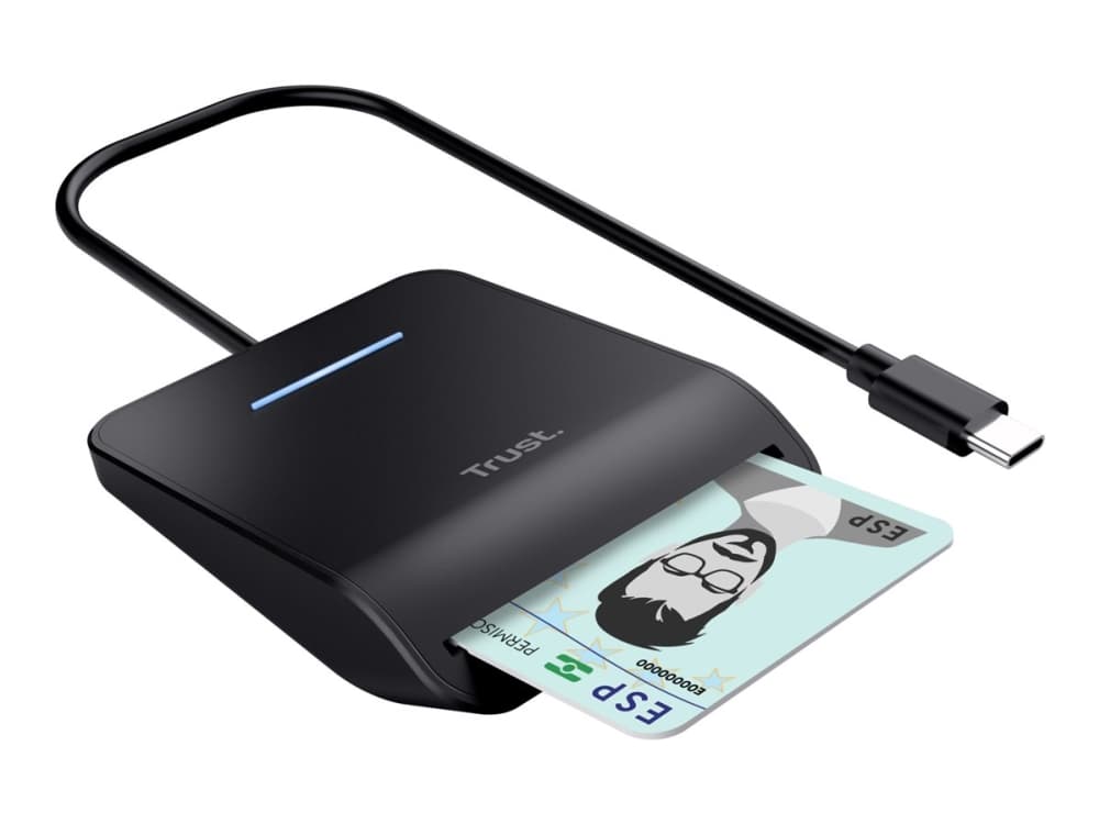 Henkilökortinlukija Trust Primo ID Smartcard Reader Type-C 8713439260618 26061 (8713439260618)