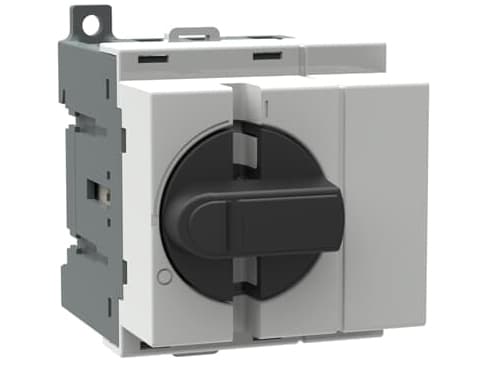 ABB OT40M4, Kiertokytkin, 4P, Harmaa, IP20, DIN-kisko, Suomi