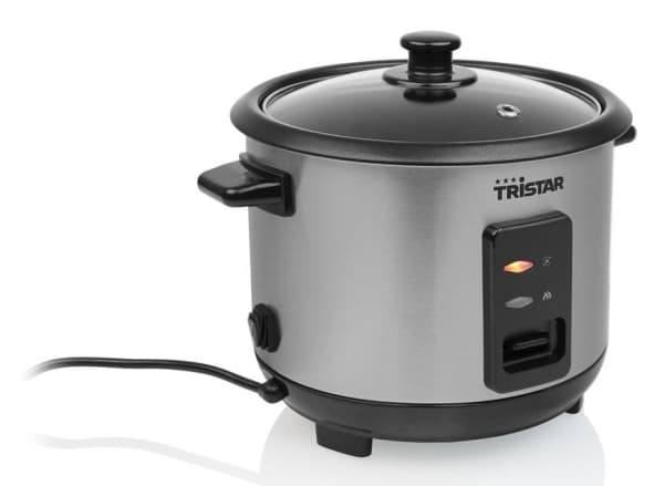 Tristar RK-6146, musta, Hopea, 1 L, Painikkeet, 0,8 m, Ruostumaton teräs, Lasi