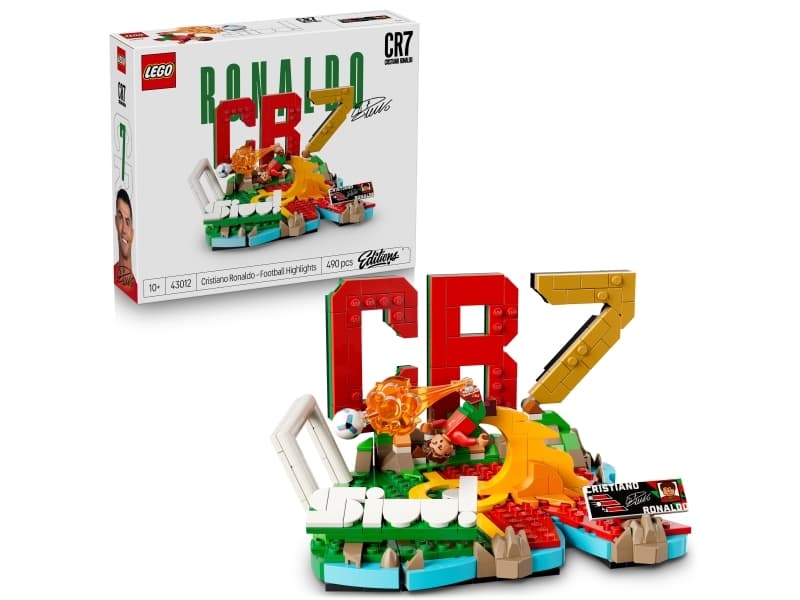 LEGO Editions Football 43012 Cristiano Ronaldo – jalkapallon tähtihetket