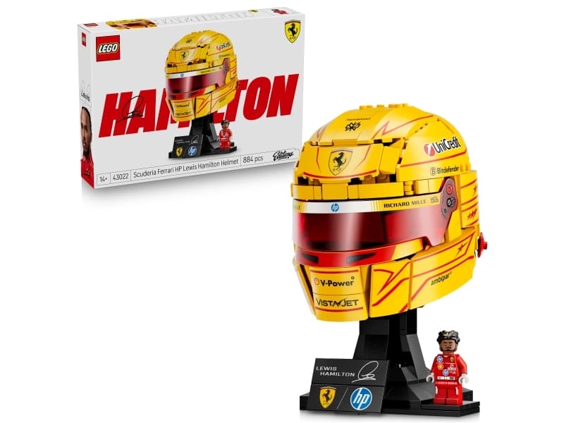 LEGO Editions Formula 1 43022 Scuderia Ferrari HP -kypärä – Lewis Hamilton