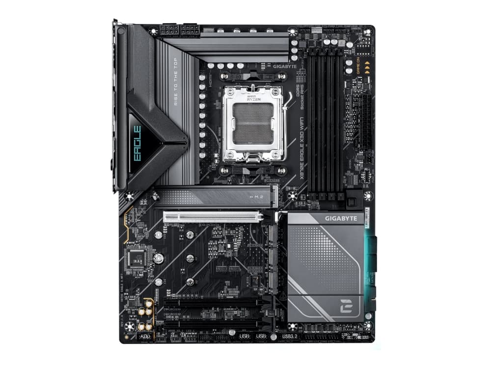 GIGABYTE X870E EAGLE X3D WIFI7, AMD, Pistoke AM5, AMD Ryzen 7000 Series, AMD Ryzen 8000 Series, AMD Ryzen 9000 Series, Pistoke AM5, DDR5-SDRAM, 256 GB
