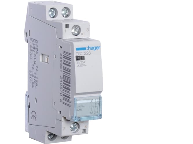 Kytkin 25A 2 Brde 230V 1M 1M