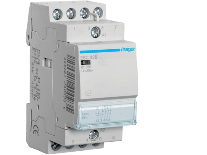 Kytkin 25A 4 Brde 230V 2M 2M