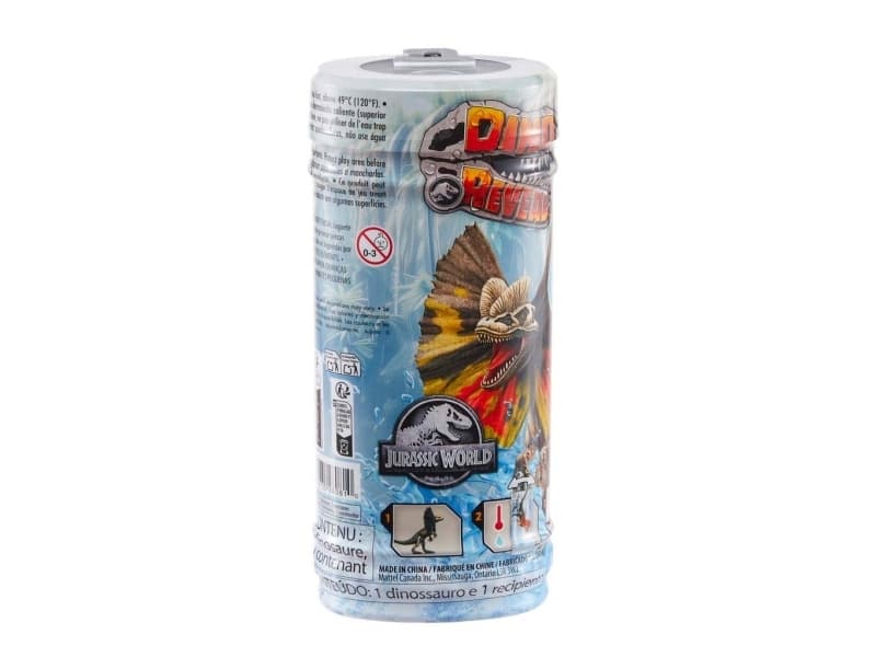Jurassic World Dino Reveal Dinosaur Toys, Warm Water Uncovers Full Decoration, Unpack & Color Change, 4 yr(s)