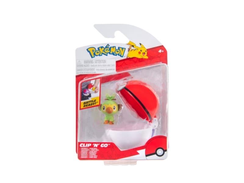 POKEMON CLIP N GO GROOKEY POKE BALL W21
