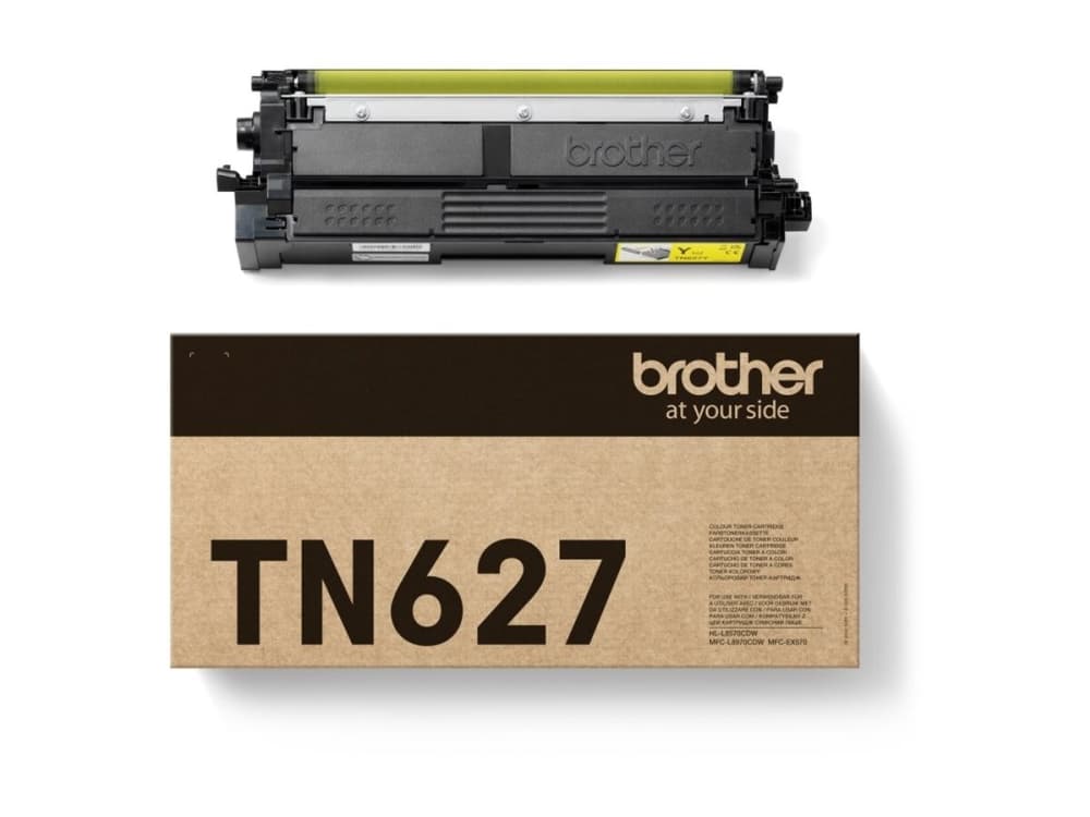 Brother TN-627Y, 10000 sivua, Keltainen, 1 kpl
