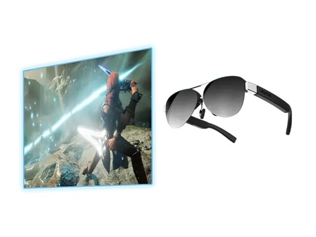 Lenovo Legion Glasses Gen 2, 1,52 cm (0.6), 1920 x 1080 pikseliä, 800 cd/m², 38,5°, 3,2 m (126), Painikkeet