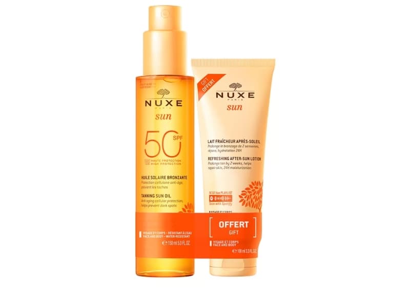 Nuxe NUXE_SET Sun Sun öljy SPF50 150ml + After Sun Lotion 100ml