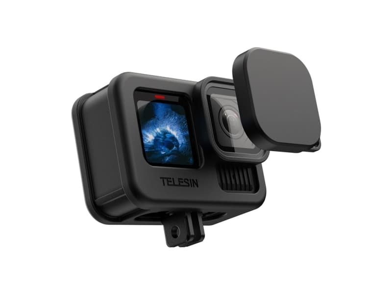 Silikoni kotelo kansi + korkki Gopro Hero 13 musta / S6-ptc-010-tgp