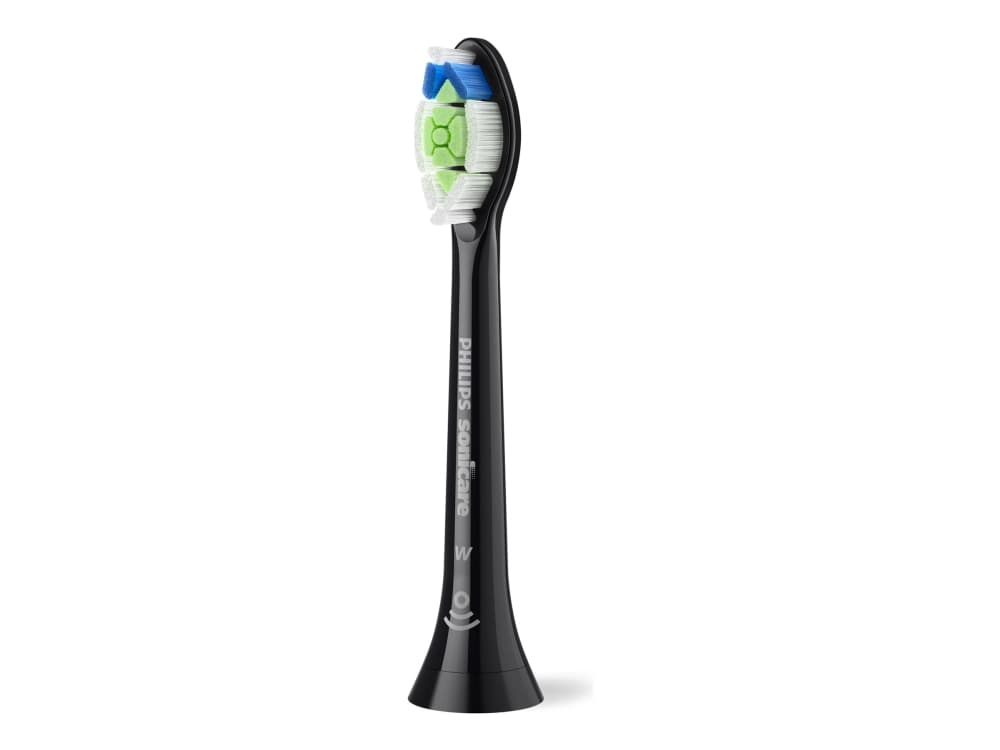 Philips Optimal White HX6068/88 Harjaspääpakkaus, 8 kpl, 8 kpl, musta, 3 kuukautta, Keskikokoinen, 62000 liikettä minuutissa, Philips