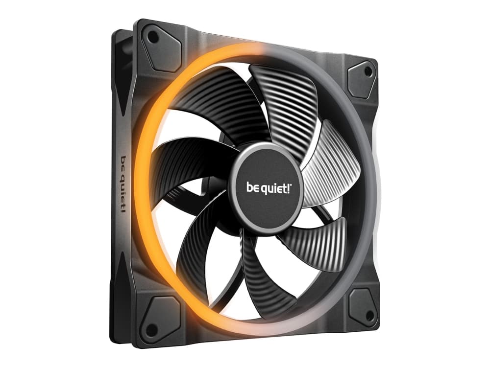 be quiet! Light Wings 140 mm PWM Reverse Black, Tuuletin, 14 cm, 1300 RPM, 87,3 m³/h, musta