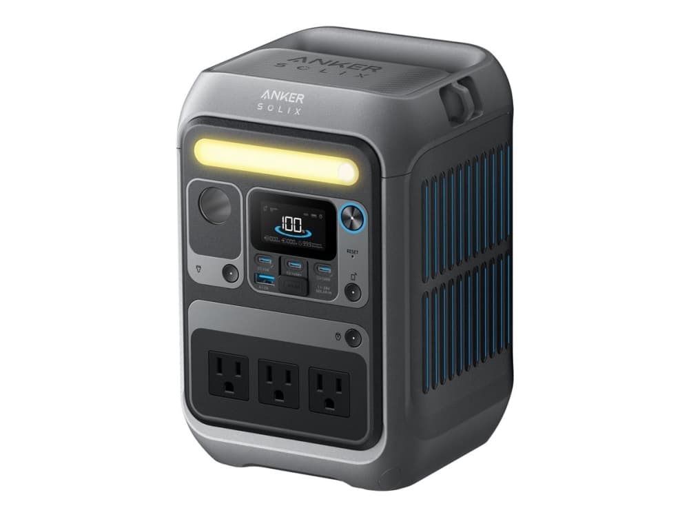 Anker SOLIX C300X - Kannettava sähköasema - AC 220-240 V - 300 Watt - litium-rautafosfaatti - 288 Wh - Wi-Fi, Bluetooth - lähtöliittimet: 3