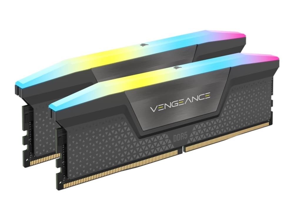 CORSAIR Vengeance RGB - DDR5 - paketti - 32GB 16GB - puskuroimaton