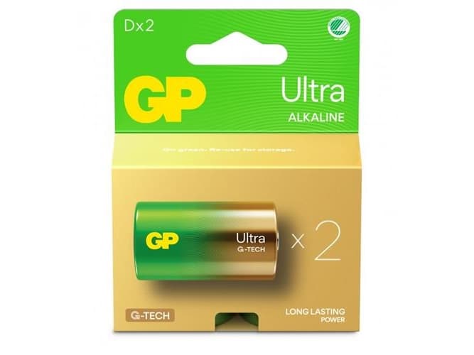 Batteri LR20 D 1,5V Ultra G-Tech 2 st