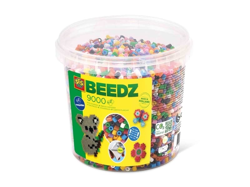 SES Creative Beedz 06321, Silityshelmet, 9000 kpl, Muovi, Monivärinen, Lapsi, Poika/tyttö