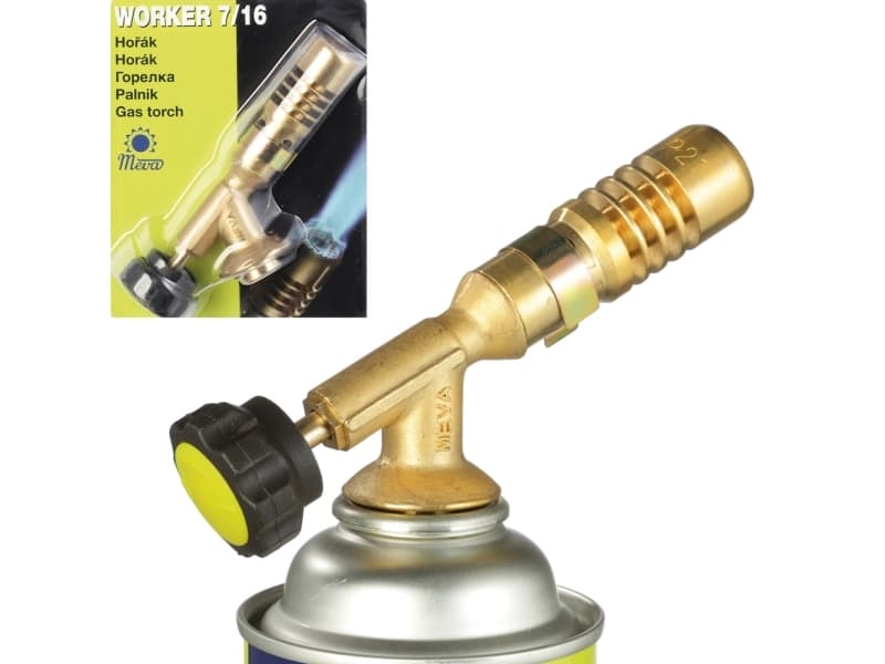 PB cartridge gas burner with 7/16' ' valve WORKER 1.8kW