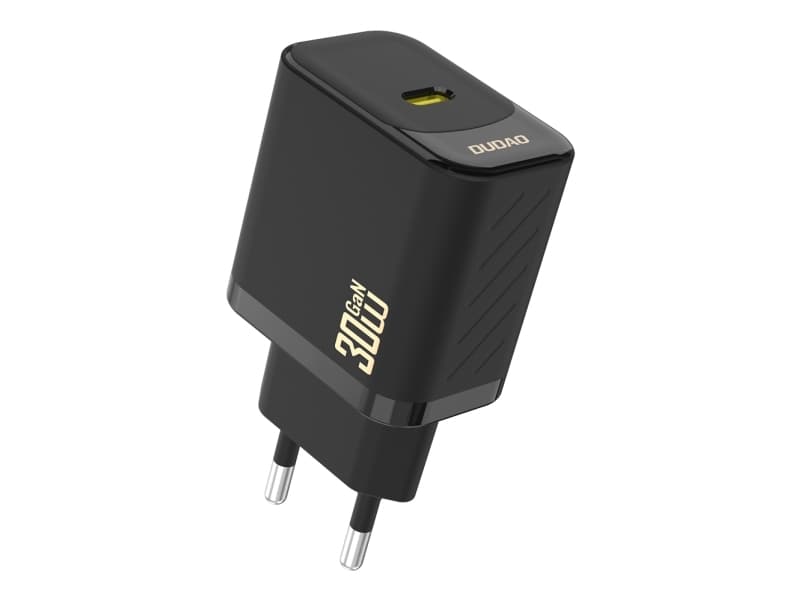 Dudao A27P 30W PD GaN USB-C verkkolaturi - musta