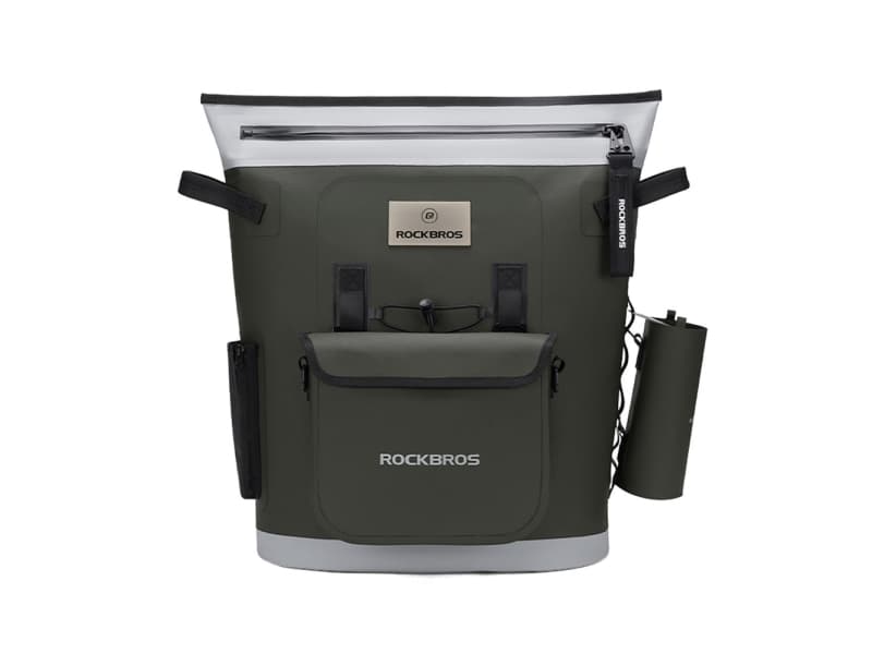 Rockbros lämpöreppu eristyksellä 18l ergonominen - vihreä