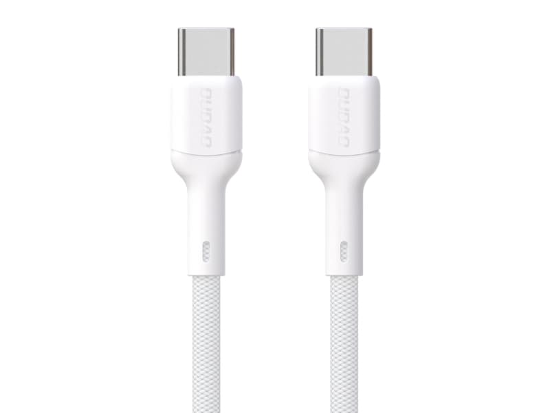 Dudao USB-C - USB-C 2 m valkoinen kaapeli (6976625334537)