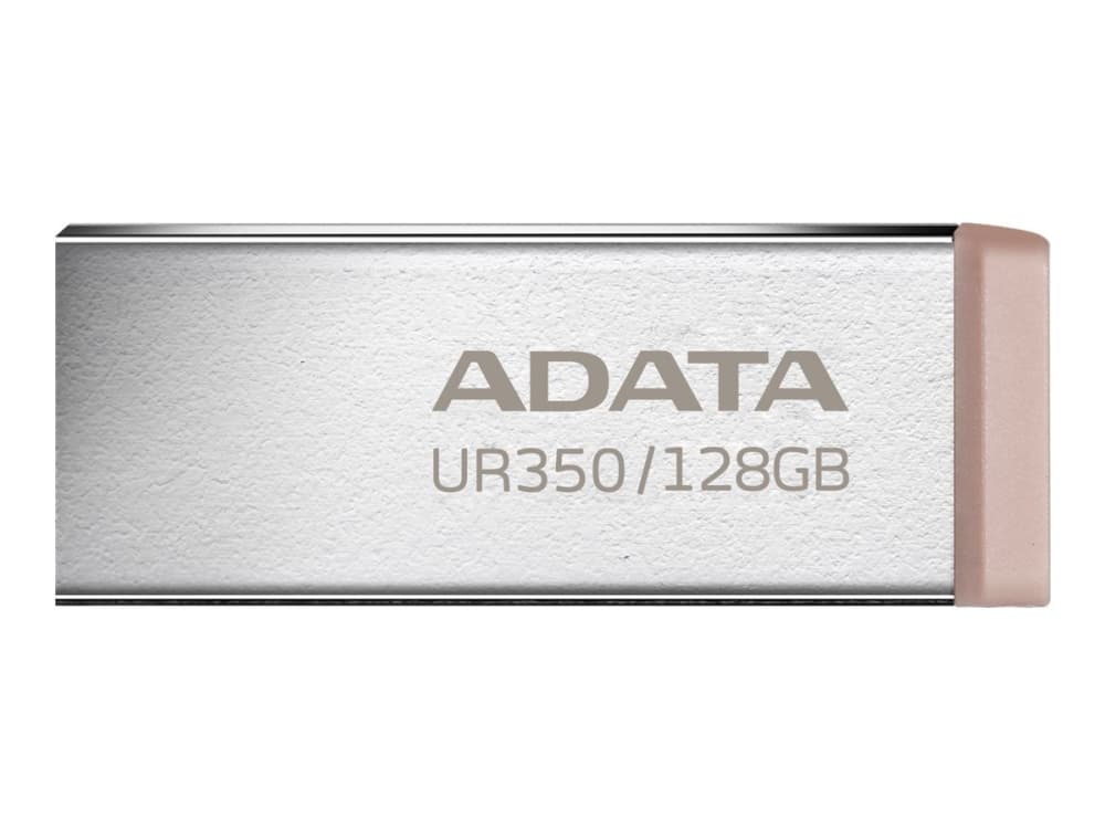 ADATA UR350, 128 GB, USB A-tyyppi, 3.2 Gen 1 (3.1 Gen 1), 100 MB/s, Ilman suojusta, Ruskea
