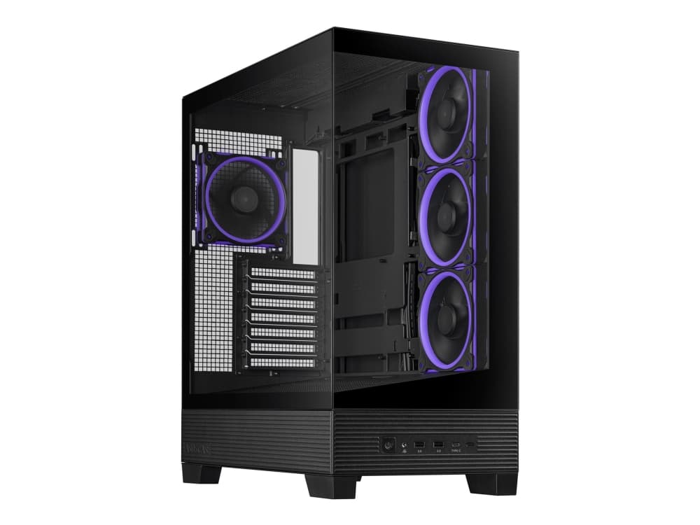 ASUS A23 PLUS - - sivupaneeli ikkunalla (karkaistu lasi) - ei virtalähdettä - USB/Audio