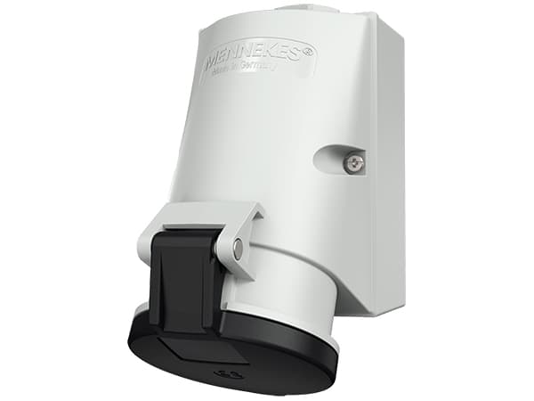 MENNEKES 2576A, 4P, Ruuvit, Musta, Valkoinen, IP44, 600 - 690 V, 32 A