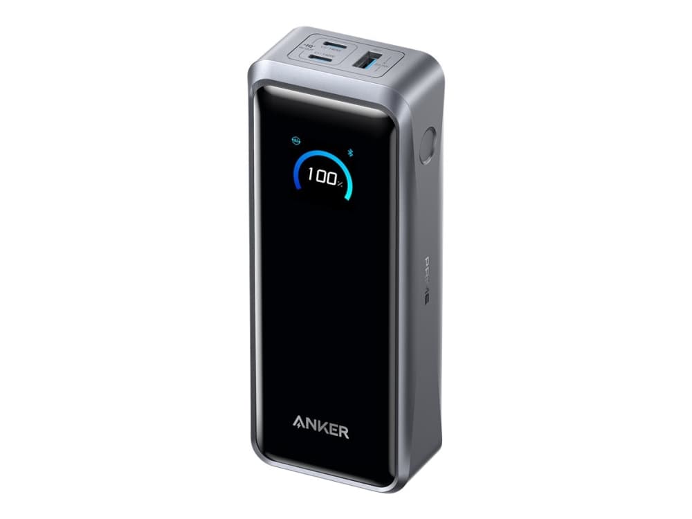 Anker Prime - Powerbank - 26250 mAh - 300 Watt - 5 A - Anker PowerIQ 4.0 - 3 lähtöliitäntää (2 x USB-C, USB)