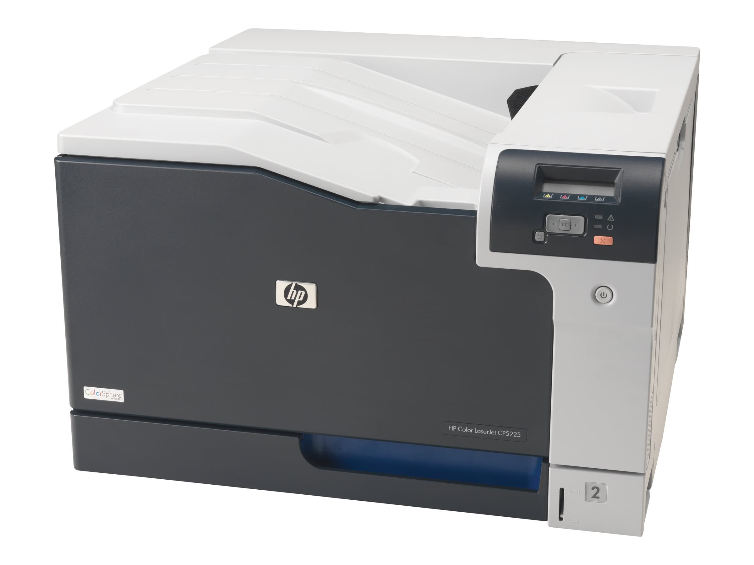 HP Color LaserJet Professional LaserJet Pro CP5225dn Multifunction Väri Tulostin, Vain Ethernet Kopiokone, skanneri, Laser, Väri, 600 x 600 DPI, A3, 20 ppm, Kaksipuolinen tulostus