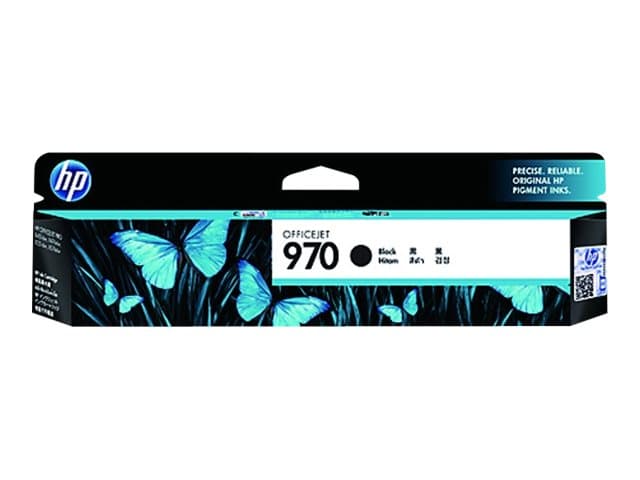 HP 970 alkuperäinen musta mustepatruuna, Perusvärintuotto, Väriainepohjainen muste, 56,5 ml, 3000 sivua, 1 kpl