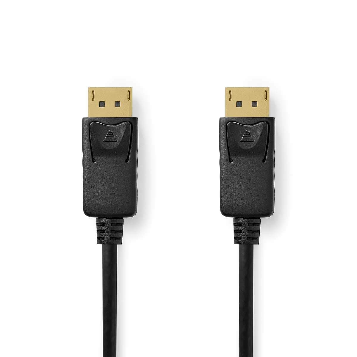 DisplayPort kaapeli | DisplayPort uros | DisplayPort uros | 8K@60Hz | Kullattu | 3.00 m | Pyöreä | PVC | Musta | Label