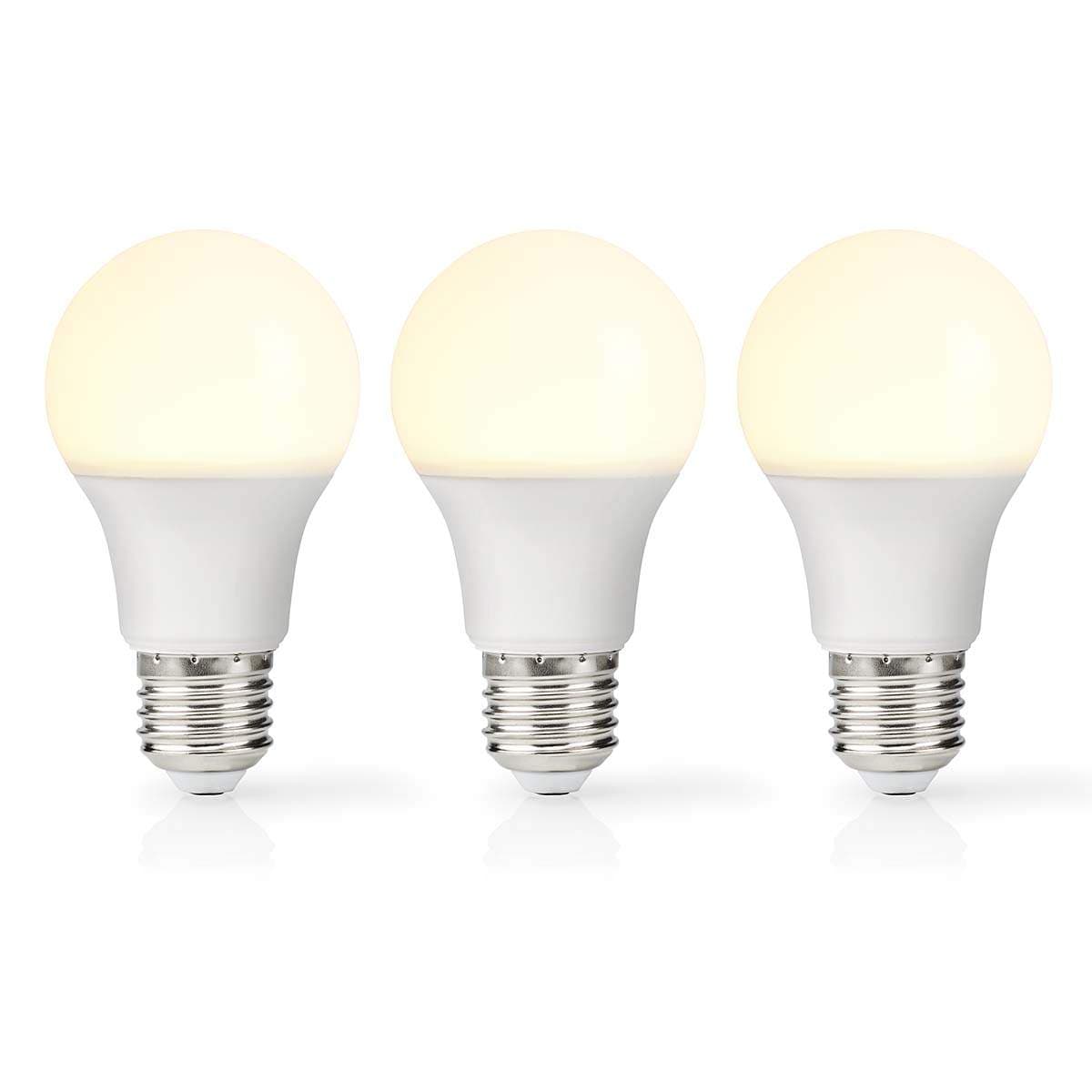 LED Lamppu E27 | A60 | 4.9 W | 470 lm | 2700 K | Lämmin Valkoinen | Retrotyylinen | Huurrettu | 3 kpl