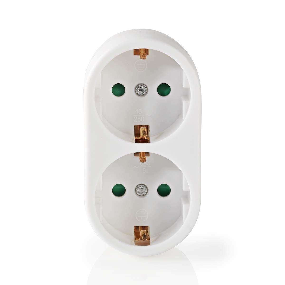 Virtapistoke Jakaja | Tyyppi F (CEE 7/7) | 250 V AC 50 Hz | Maadoitettu virtaliitin / Tyyppi F (CEE 7/7) | 250 V AC 50/60 Hz | 1