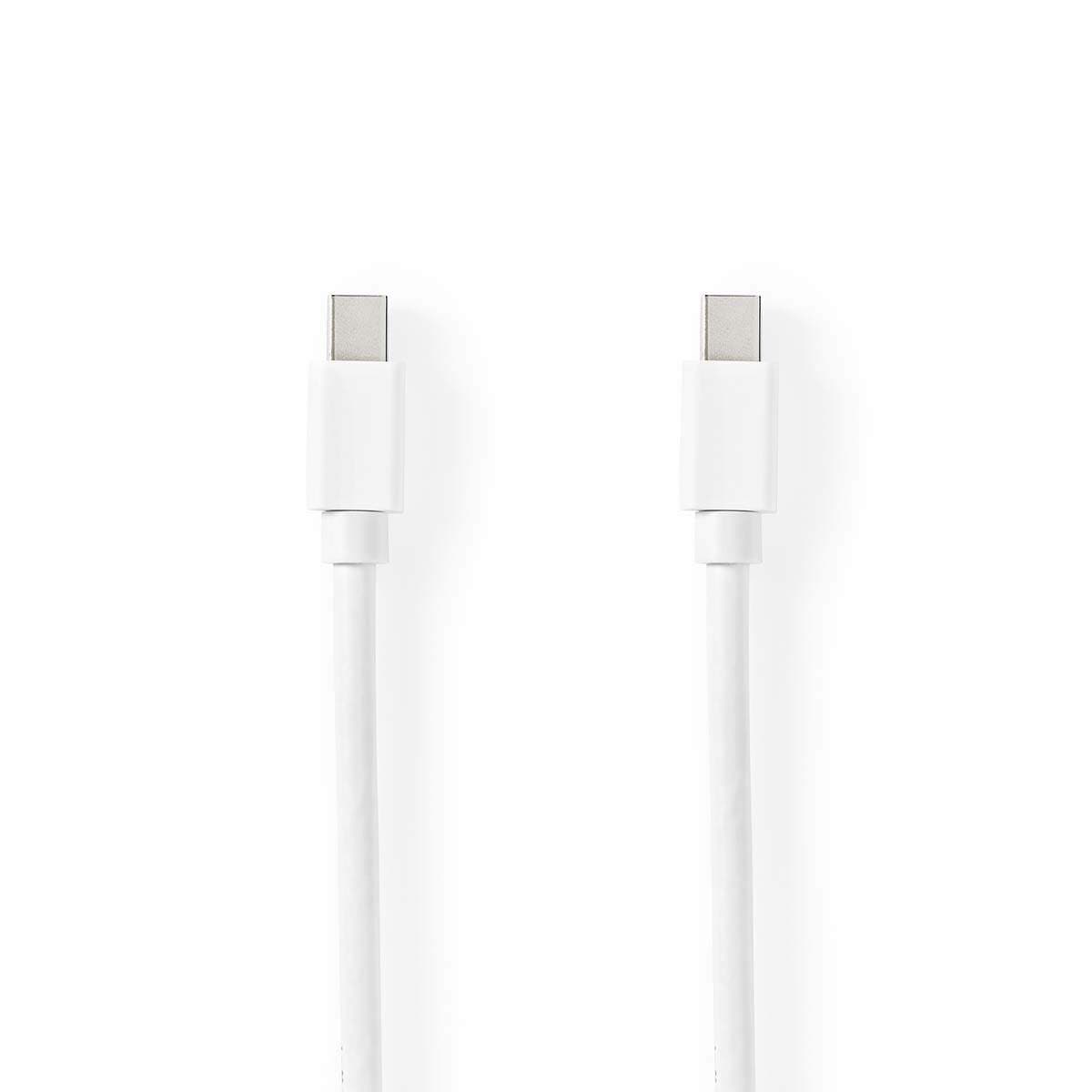 Mini DisplayPort kaapeli | DisplayPort 1.4 | Mini DisplayPort Uros | Mini DisplayPort Uros | 48 Gbps | Niklattu | 2.00 m | Pyöre