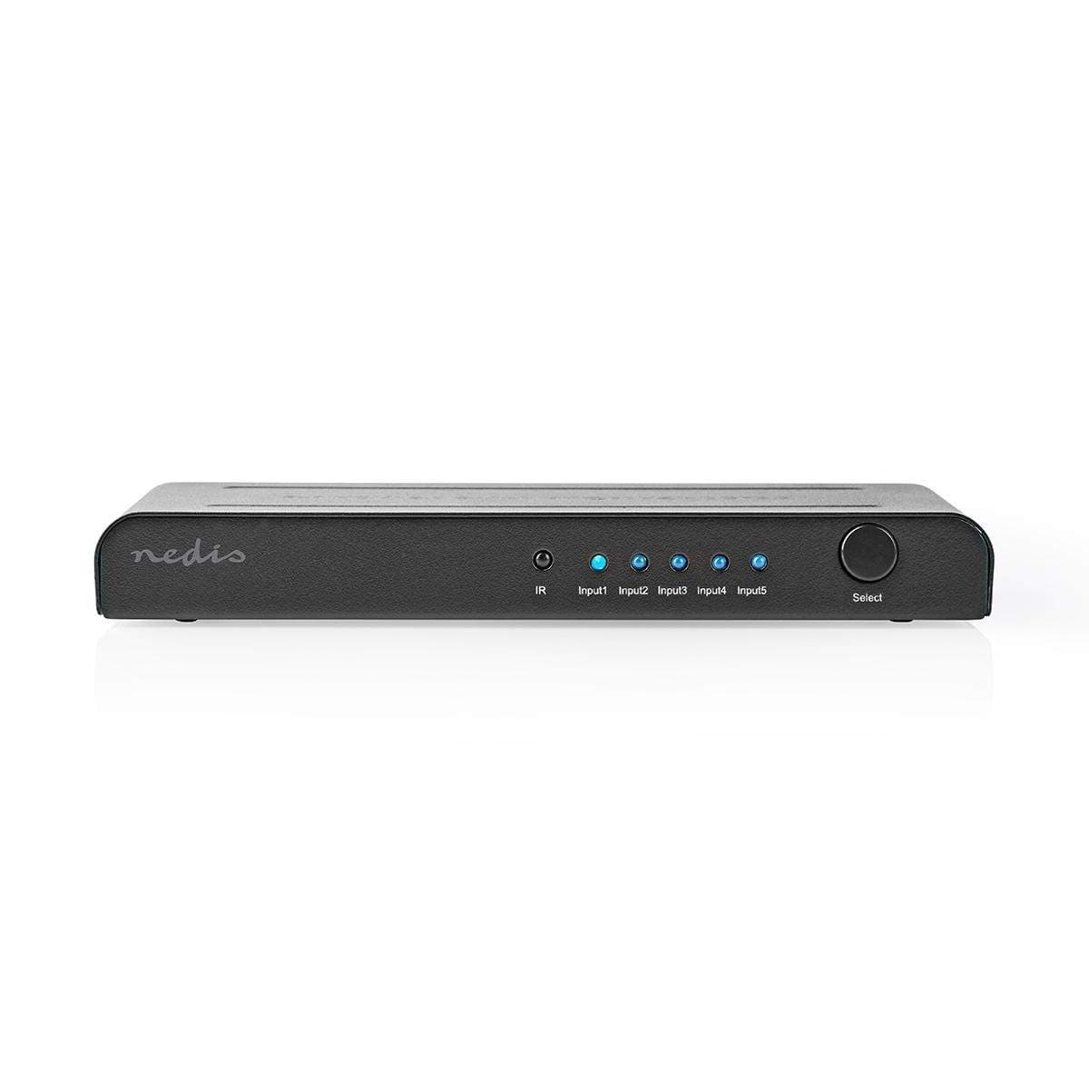 HDMI ™ Kytkin | 5-Porttinen port(s) | 5x HDMI™ tuloliitäntä | 1x HDMI™ lähtö | 4K@60Hz | 18 Gbps | Kauko-ohjattu | Metalli | Ant