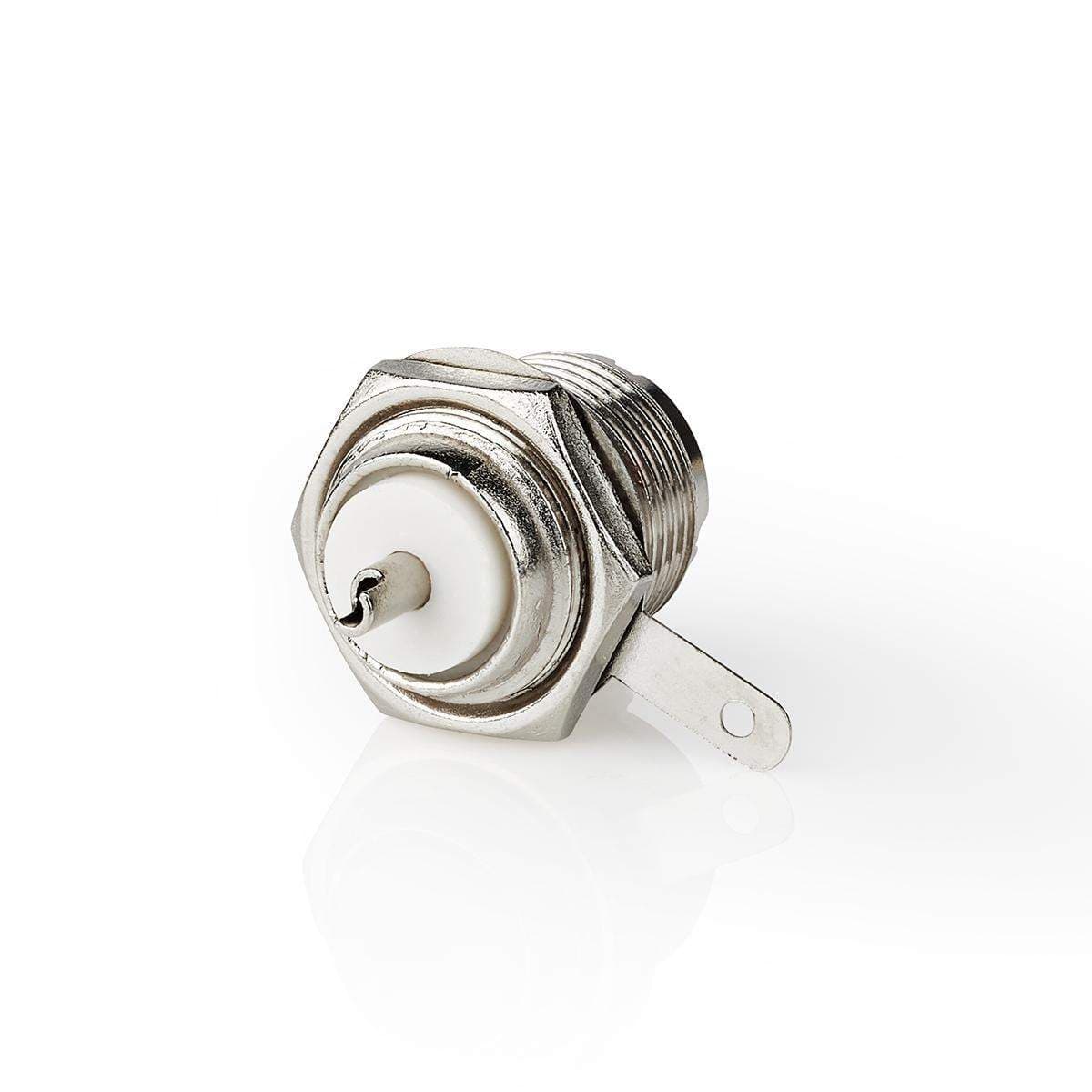 PL259 Liitin | Suora | Naaras | Niklattu | 75 Ohm | Alusta | Kaapelin läpitulomitta: 5.0 mm | Metalli | Hopea | 25 kpl | Muovipu