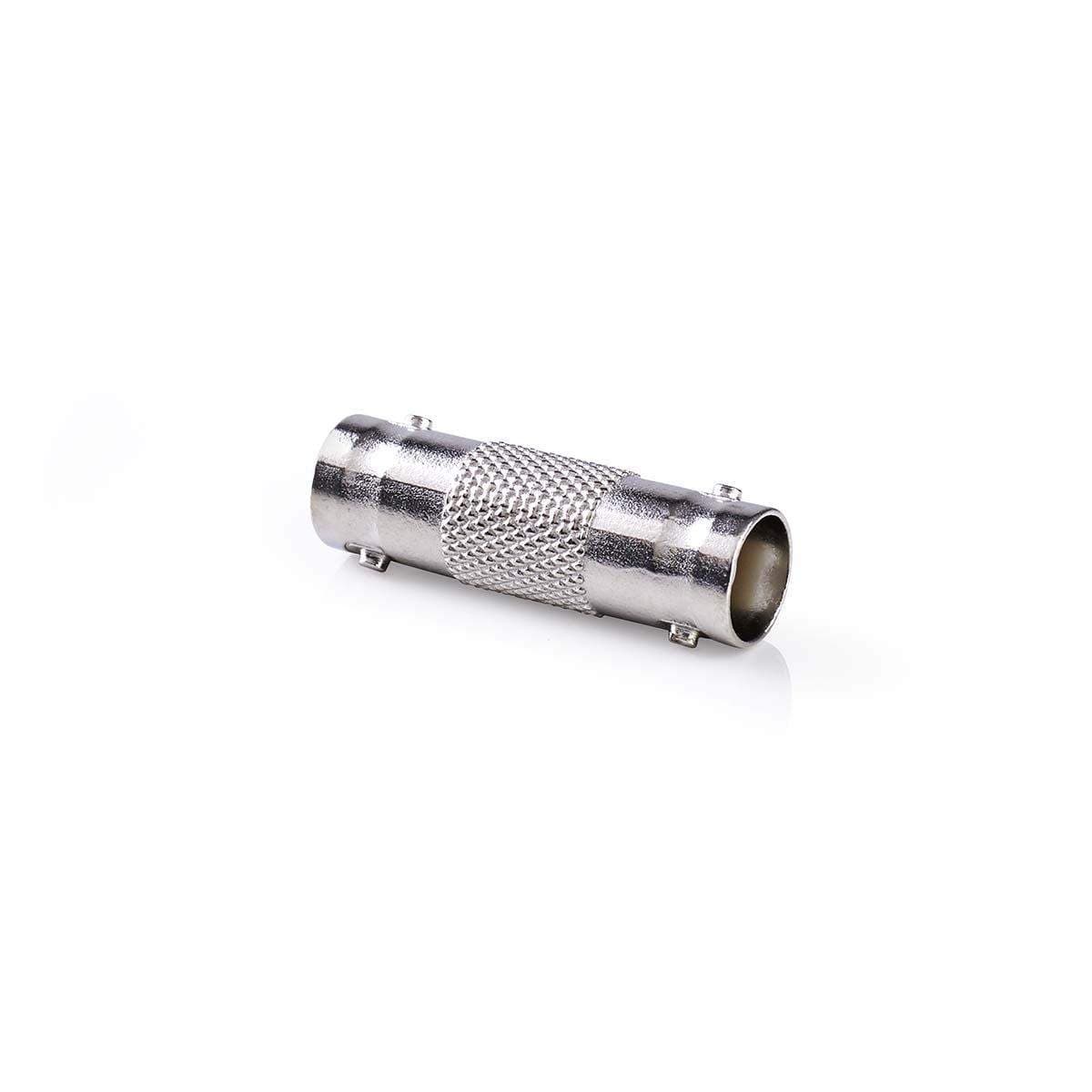 BNC Adapteri | BNC naaras | BNC naaras | Niklattu | 50 Ohm | Suora | Metalli | Hopea | 10 kpl | Kirjekuori