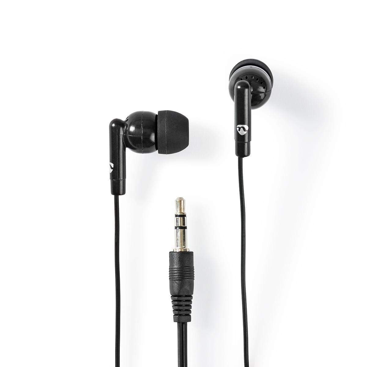 Langalliset Kuulokkeet | 3.5 mm | Kaapelin pituus: 1.20 m | Äänenvoimakkuuden Säätö | Musta