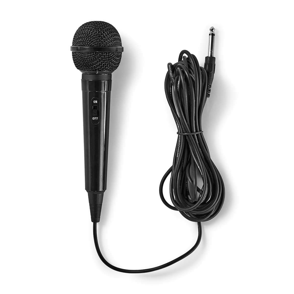 Langallinen Mikrofoni | Kardioidi | Kiinteä kaapeli | 5.00 m | 80 Hz - 12 kHz | 600 Ohm | -75 dB | On/off-kytkin | Matkakotelo s