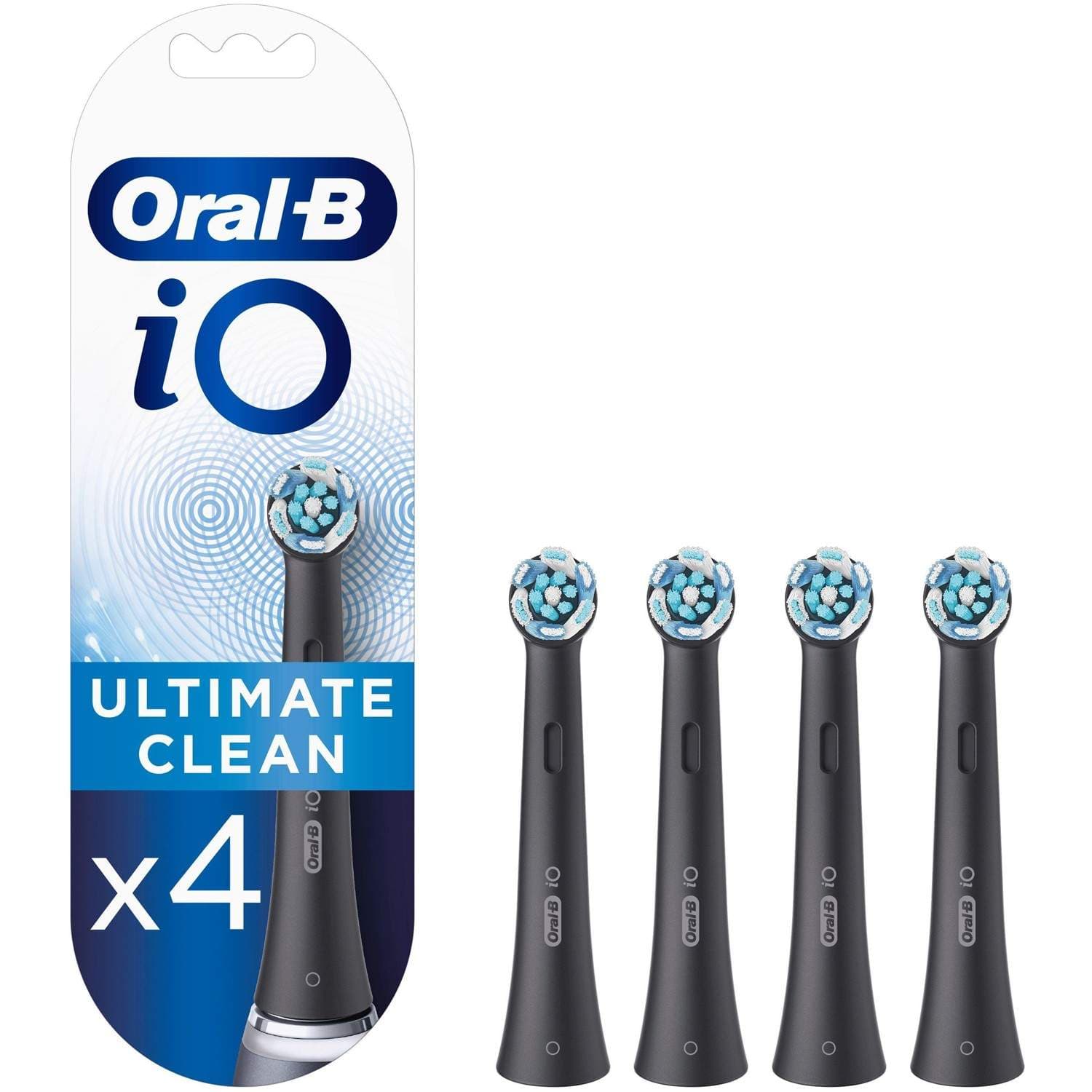 Harjaspää iO Ultimate Clean Black 4kpl
