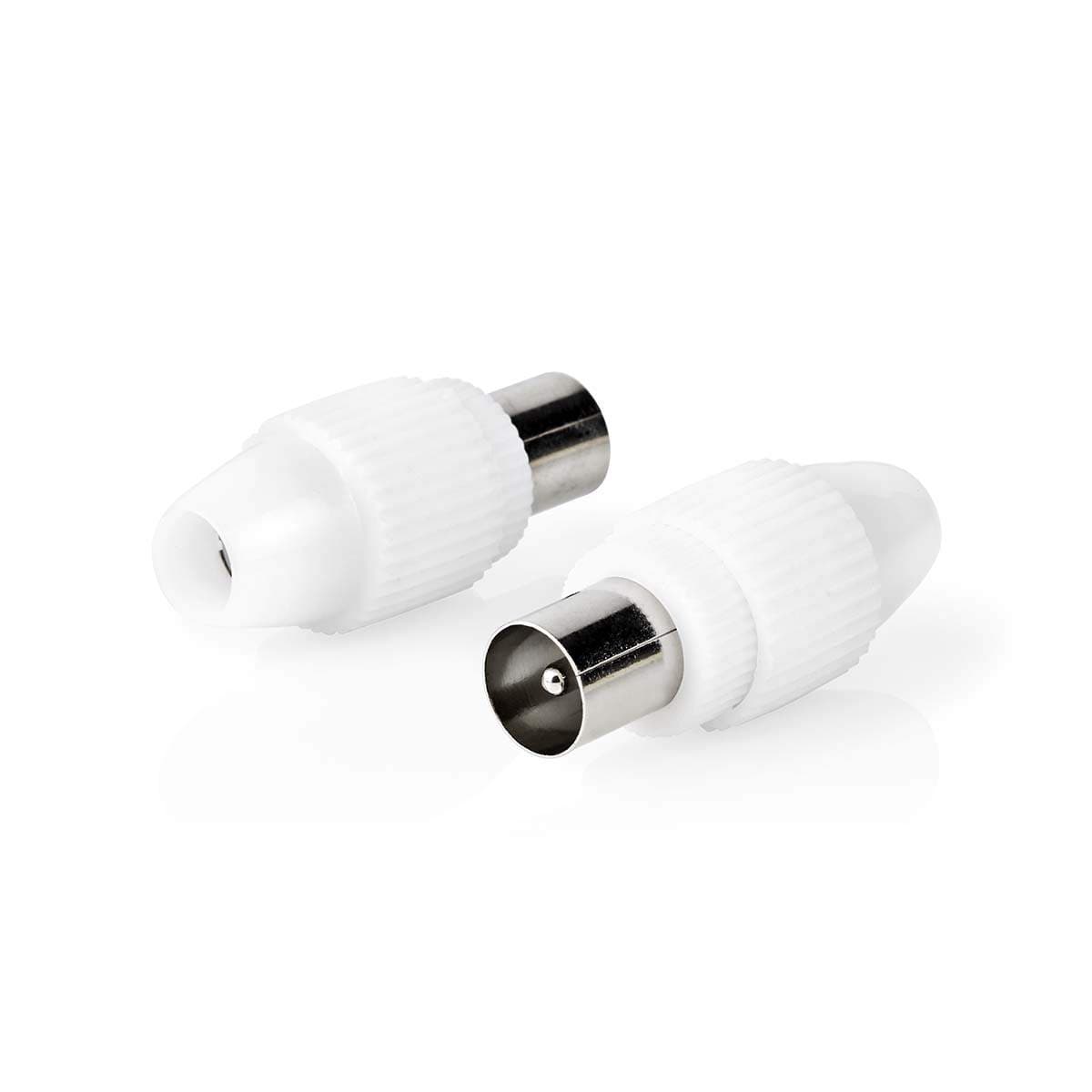 IEC (koaksiaali) liitin | Suora | Mies | Nikkelipinnoitettu | 75 ohmia | Ruuvi | Kaapelin tulohalkaisija: 7,0 mm | Metalli / PVC
