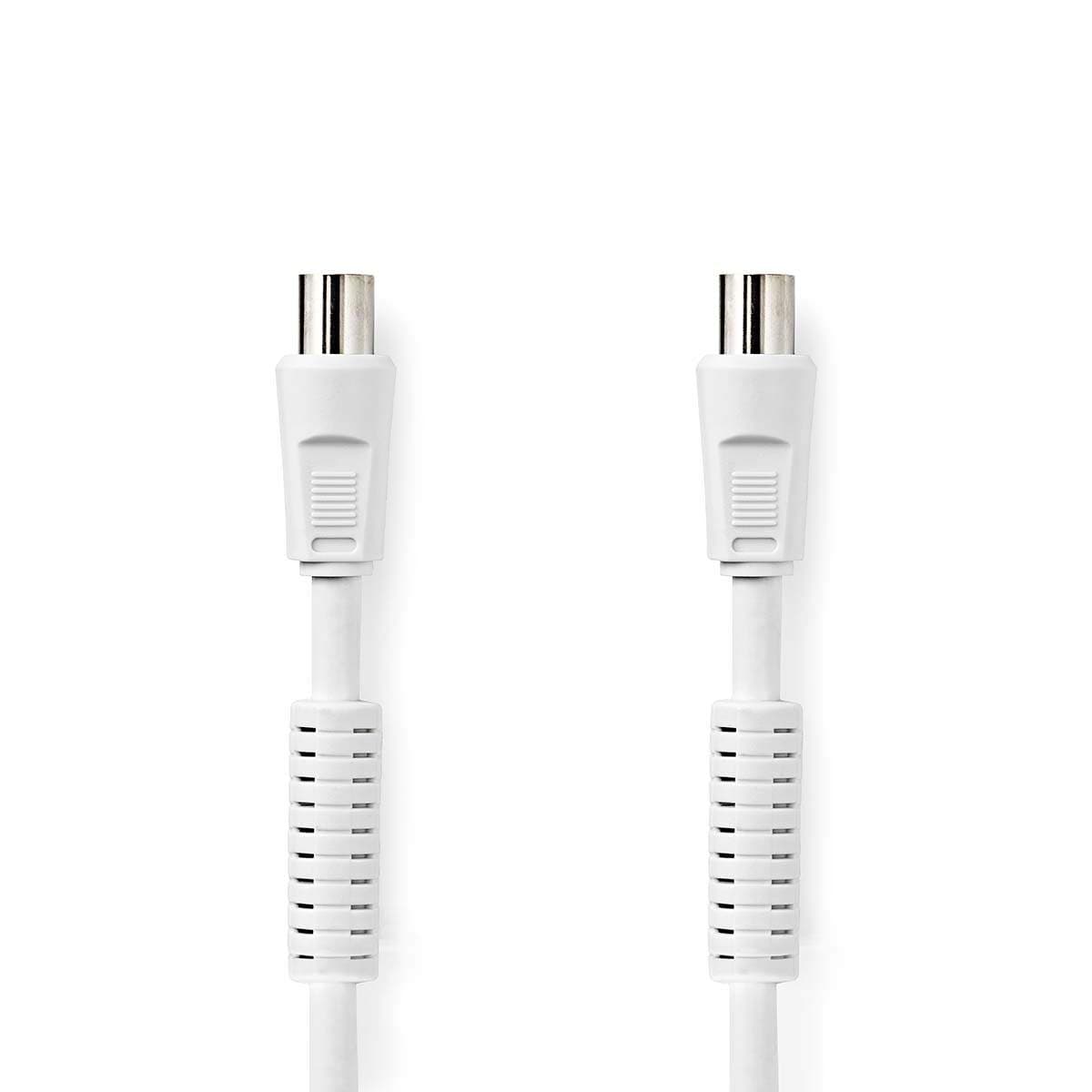 Koaksiaalikaapeli | IEC (Coax) Uros | IEC (Coax) Naaras | Niklattu | 120 dB | 75 Ohm | Nelinkertainen suojaus | 10.0 m | Pyöreä