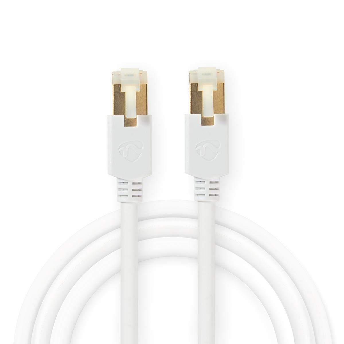 CAT6 Verkkokaapeli | RJ45 uros | RJ45 uros | F/UTP | 10.0 m | Pyöreä | LSZH / PVC | Valkoinen | Ikkunallinen laatikko