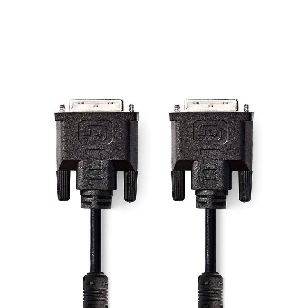 DVI-kaapeli | DVI-I 24+5-Pin Uros | DVI-I 24+5-Pin Uros | 2560x1600 | Niklattu | 2.00 m | Suora | PVC | Musta | Muovipussi