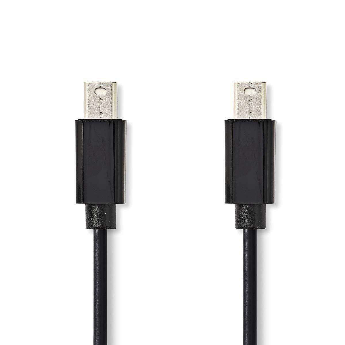 Mini DisplayPort kaapeli | DisplayPort 1.2 | Mini DisplayPort Uros | Mini DisplayPort Uros | 21.6 Gbps | Niklattu | 1.00 m | Pyö
